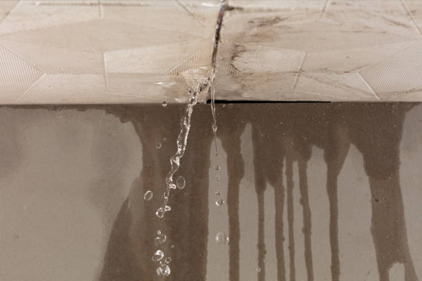 Professional Sewage Cleanup technician working in Deanville, TX